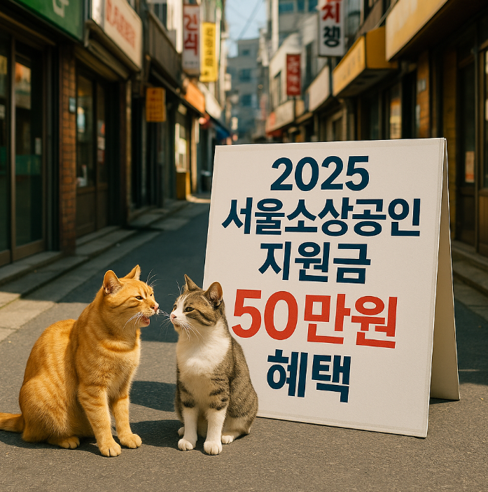 2025 서울 소상공인 지원금 50만원 혜택
