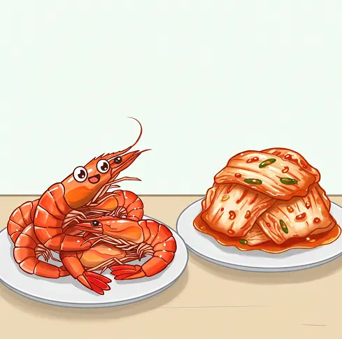 생새우 대신 새우젓으로 김치 담글 때-2