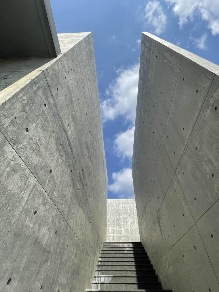 본태미술관 제4관 건물 옥상가는 계단