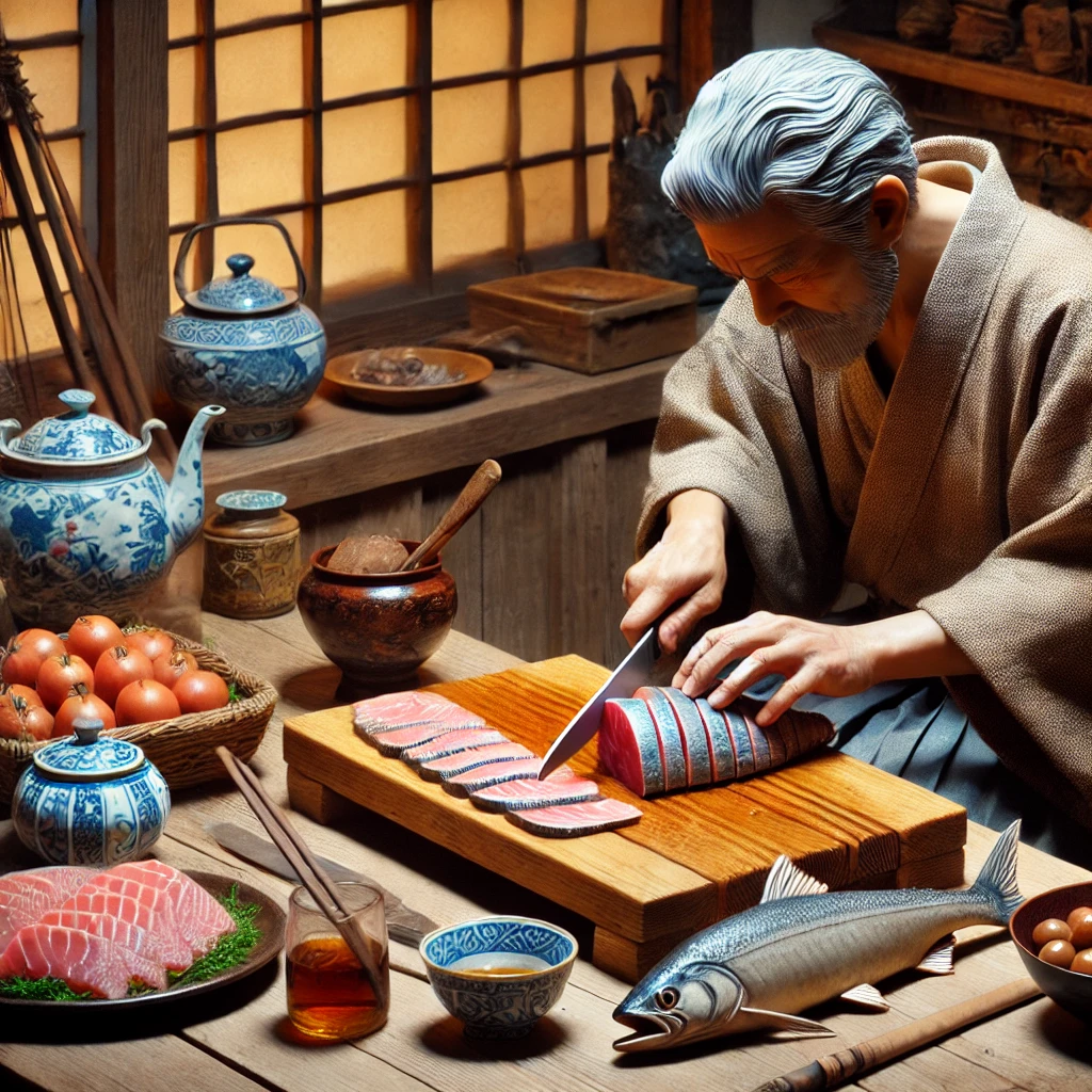 사시미의 유래와 역사