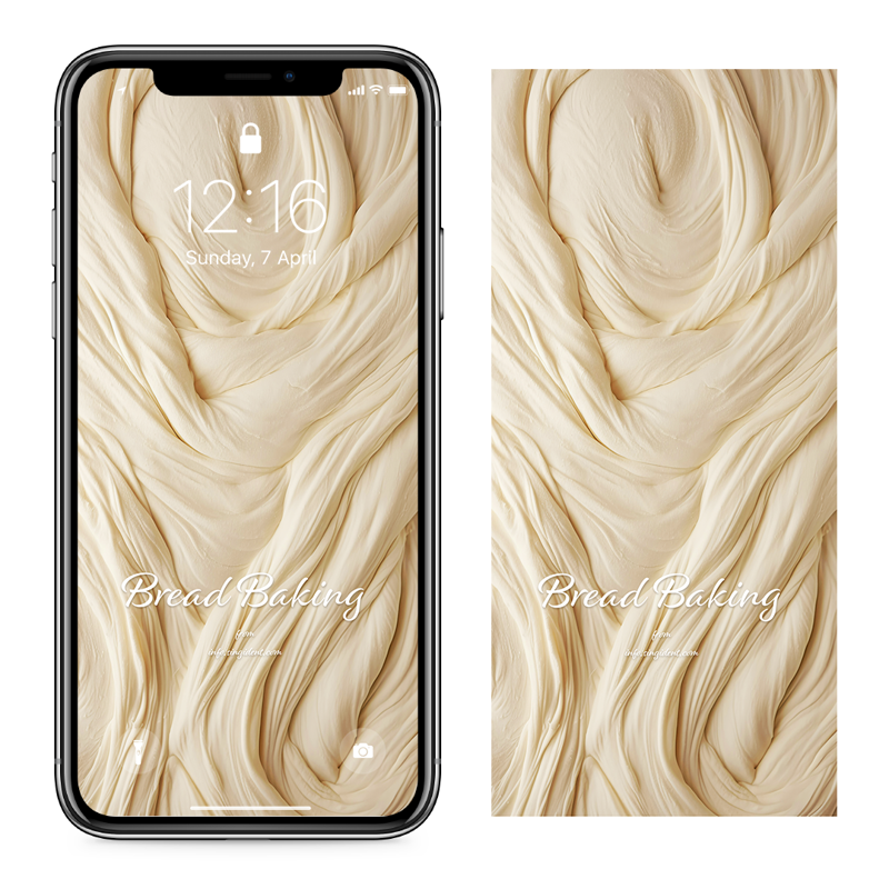 02 밀가루 반죽 C - Bread Baking 갈색배경화면