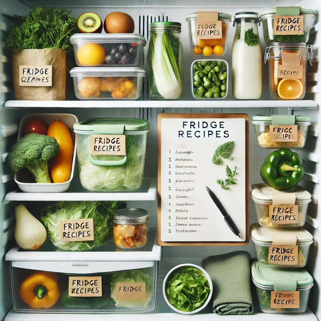 냉장고 털기 레시피 & 식재료 보관법 꿀팁