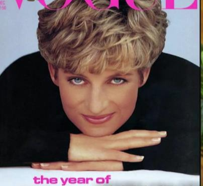 보그 잡지 속 다이애나비