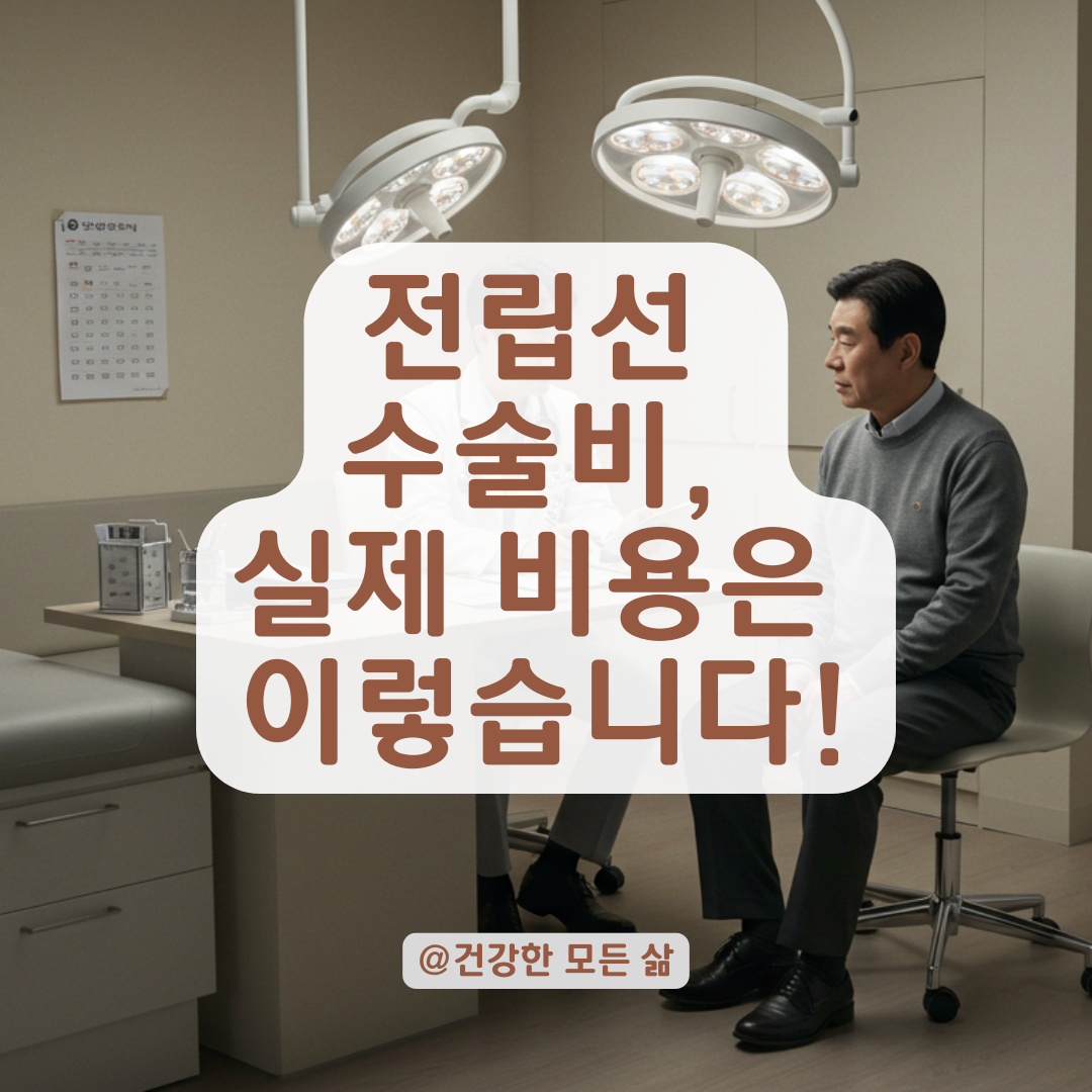 쏟아지는 전립선 광고 속 진짜 수술비용, 과장 없는 정보로 정리했습니다.