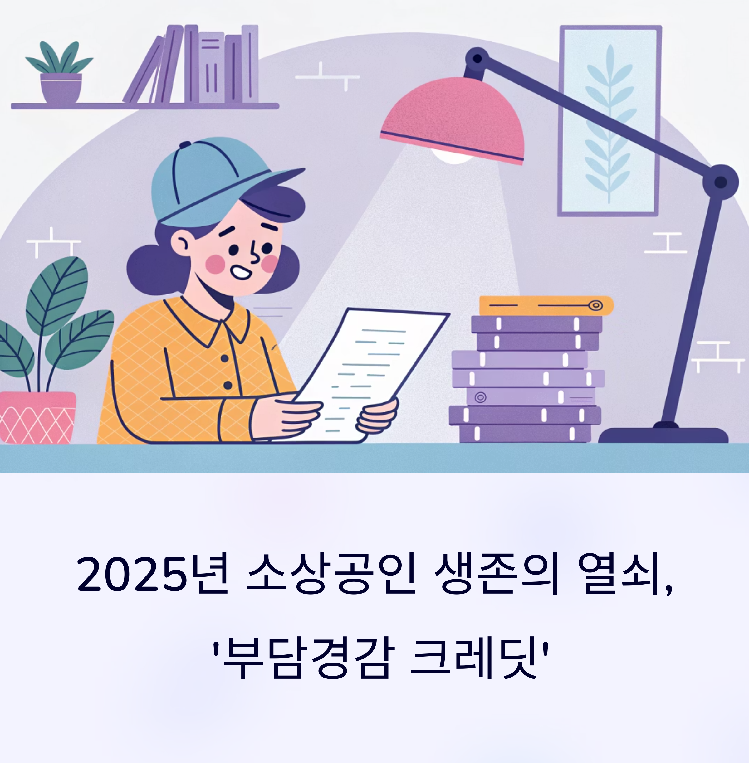 2025년 소상공인 생존의 열쇠, ‘부담경감 크레딧’과 기존 제도의 결정적 차이