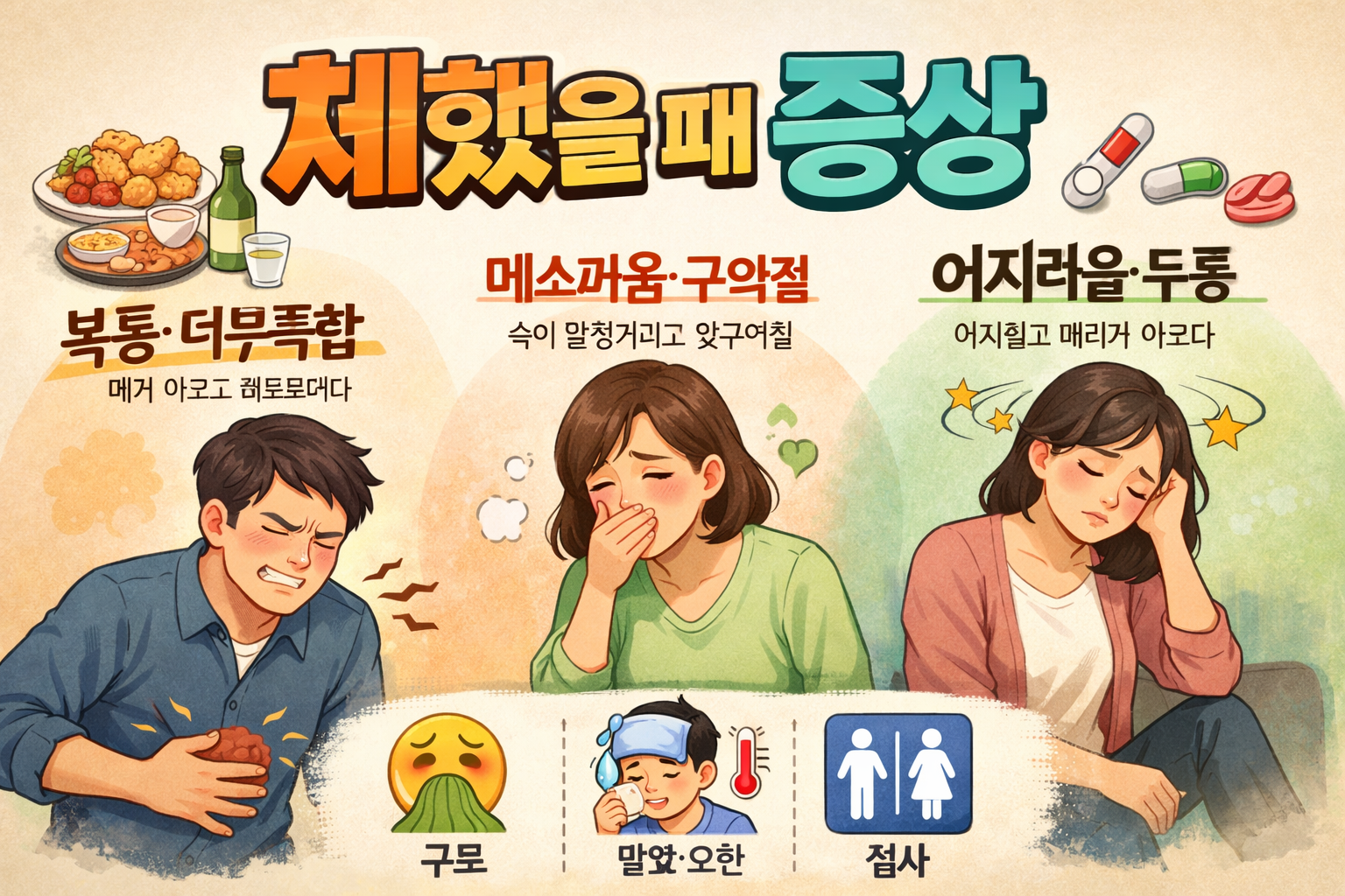 체했을 때 증상