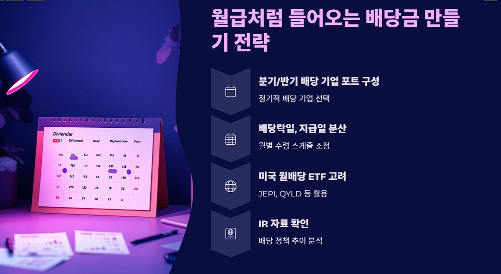 월급처럼 들어오는 배당금 만들기 전략