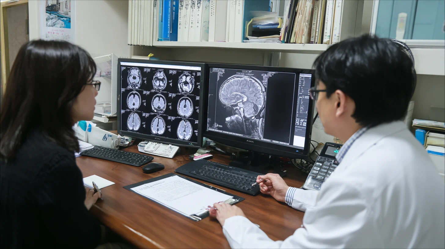 치매 진단 상담 장면