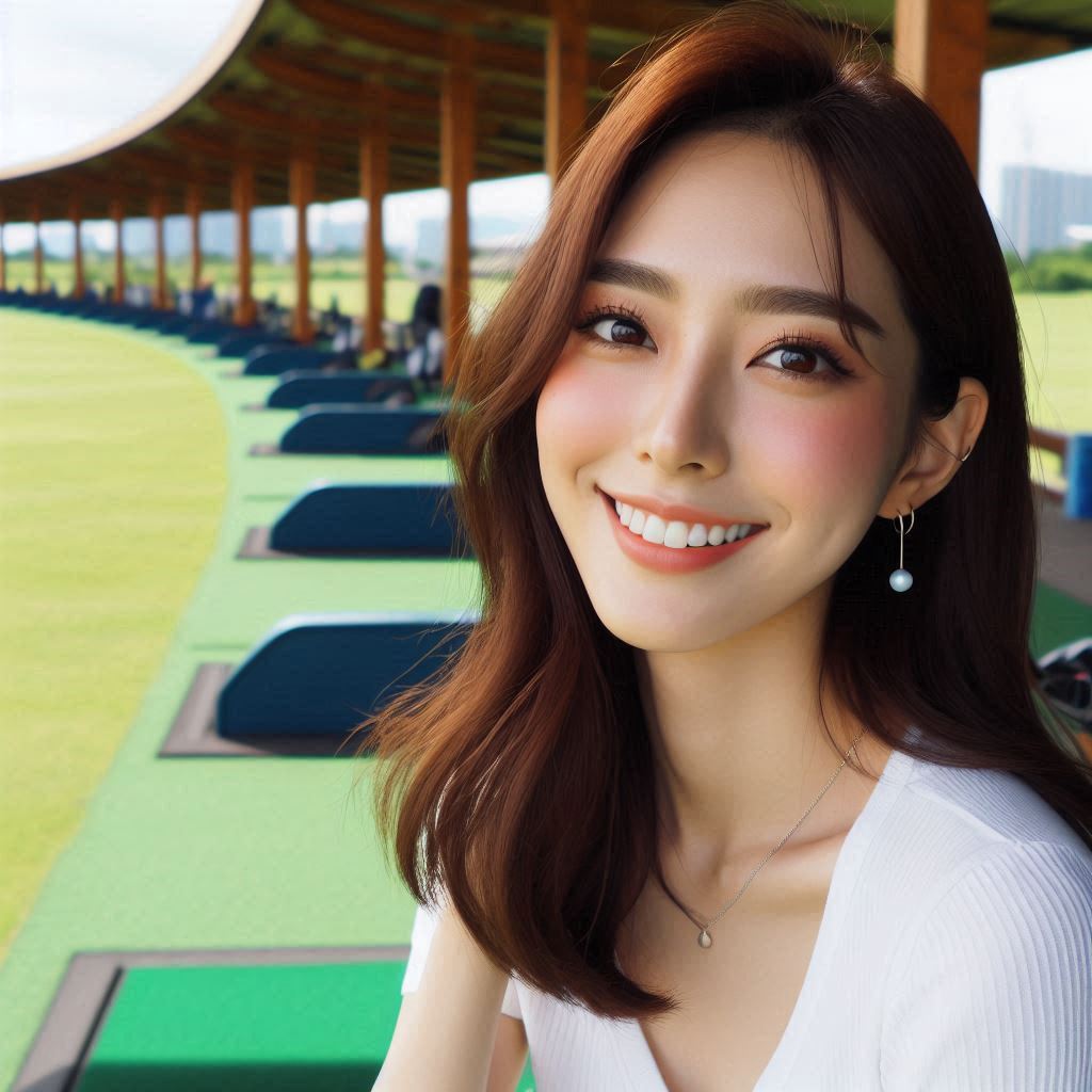 실외골프연습장 배경