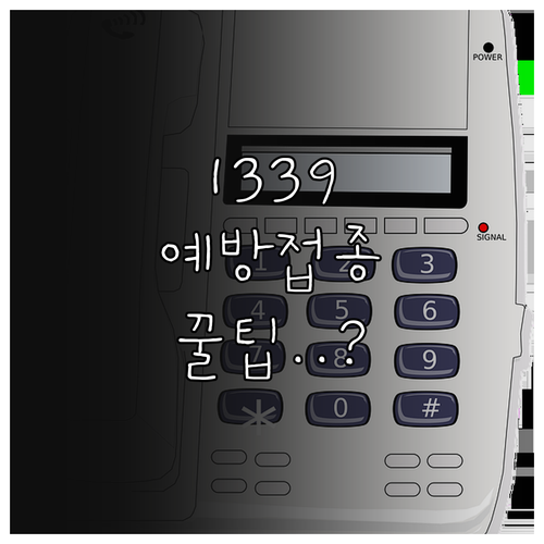 1339 콜센터 예방접종 상담 서비스..