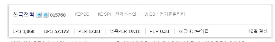 원전-관련주-한국전력