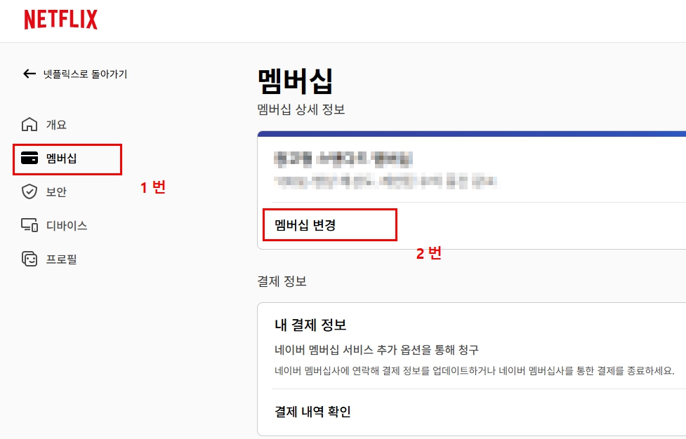 넷플릭스 요금제 변경