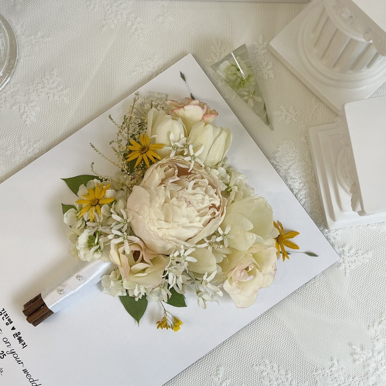 공방 온화하다 부케말리기 캔들 선물 후기