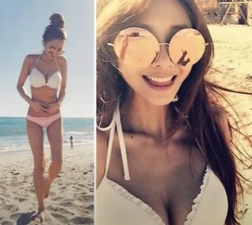 지나 비키니 입은 모습
