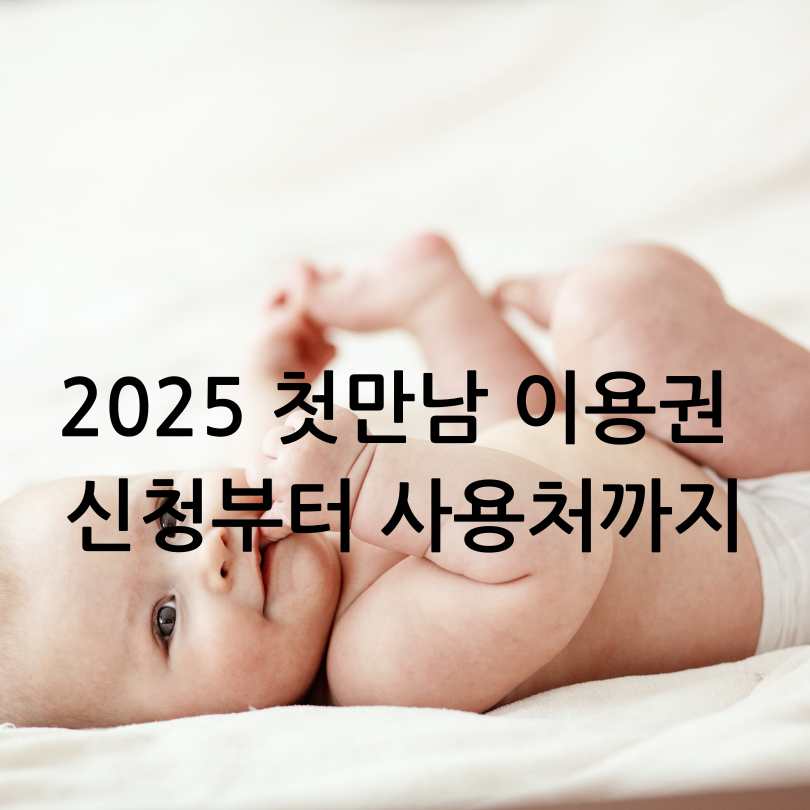 첫만남이용권 신청방법, 사용처, 잔액조회