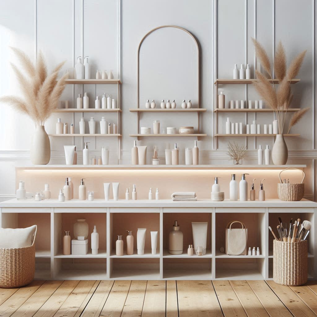 피부,체형관리 샵 배경