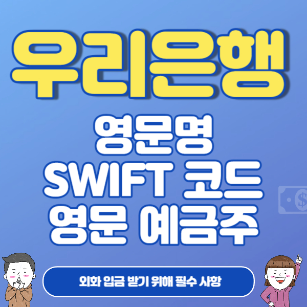 우리은행 영문명