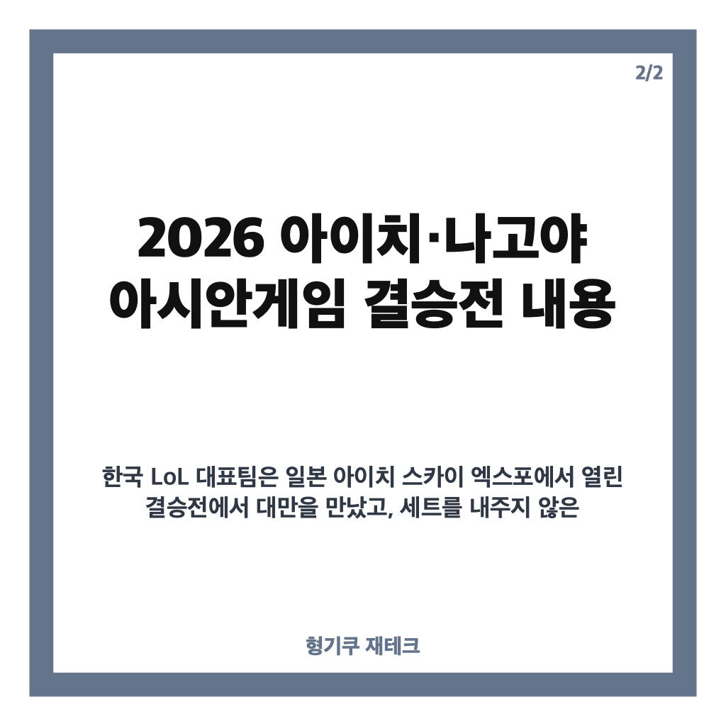 페이커 이상혁 아시안게임 LoL 2연속 금메달 기록과 은퇴 발언 정리 카드뉴스 3