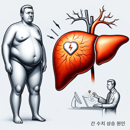 간 수치 상승 원인
