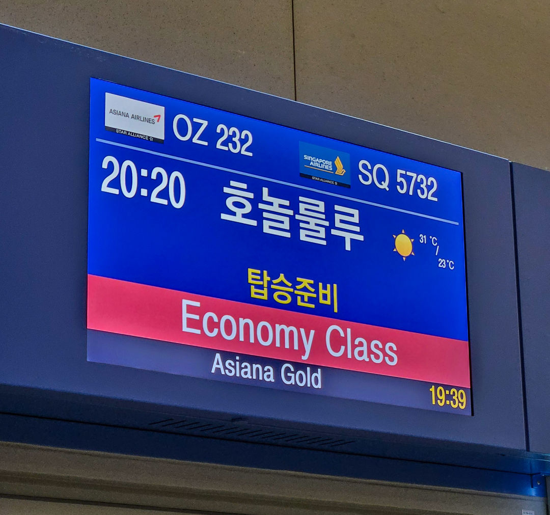 하와이 아시아나 항공