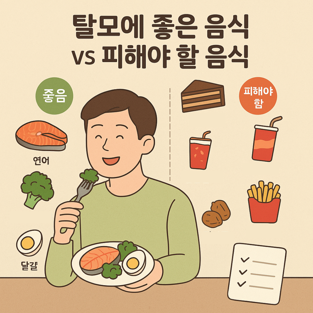 탈모에 좋은 음식 피해야할 음식 썸네일