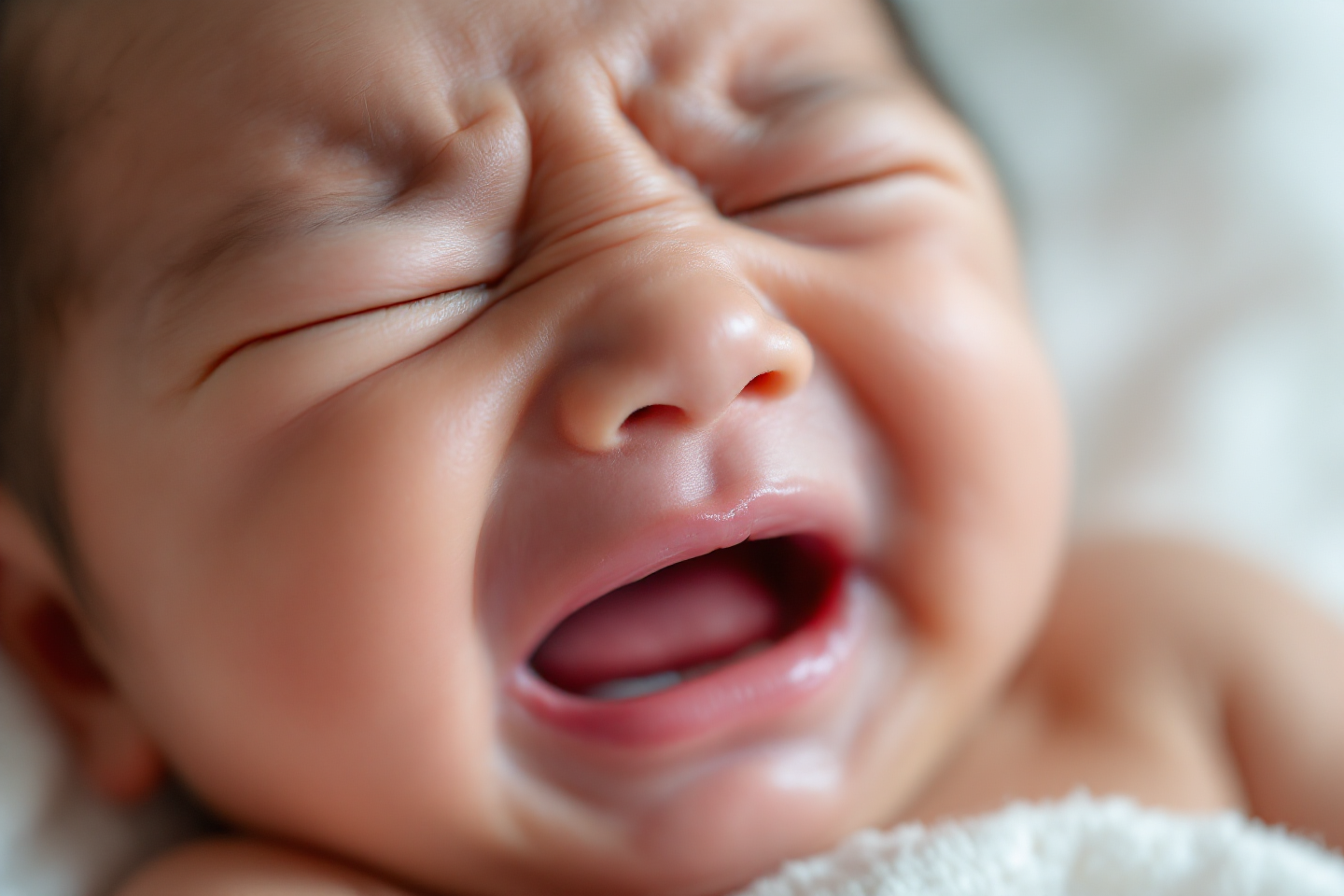 울고있는 아기 사진