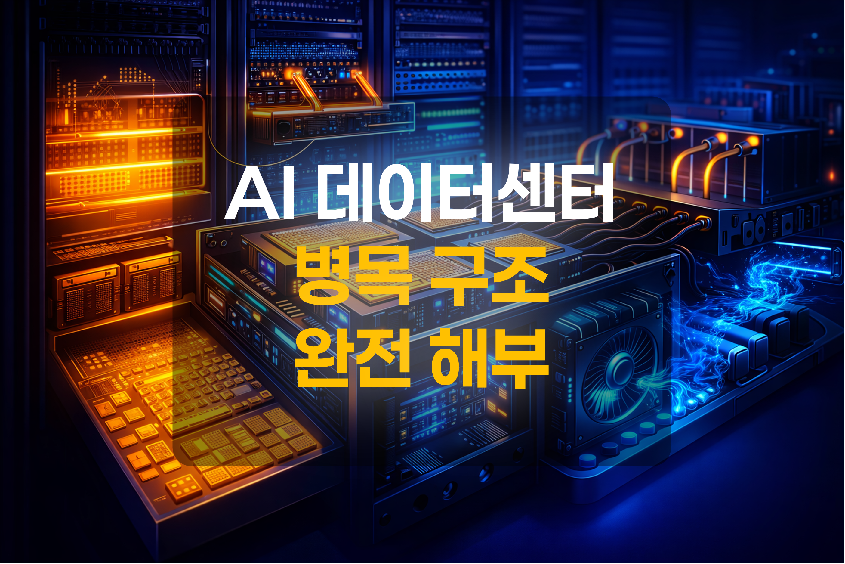 AI 데이터센터를 표현한 그림