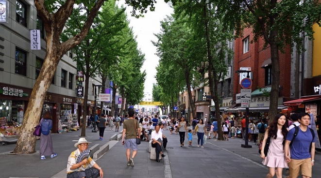 인사동 거리 이미지