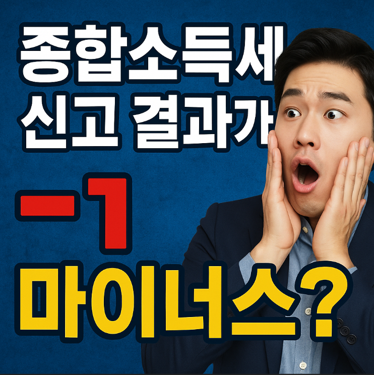 종합소득세 신고 마이너스