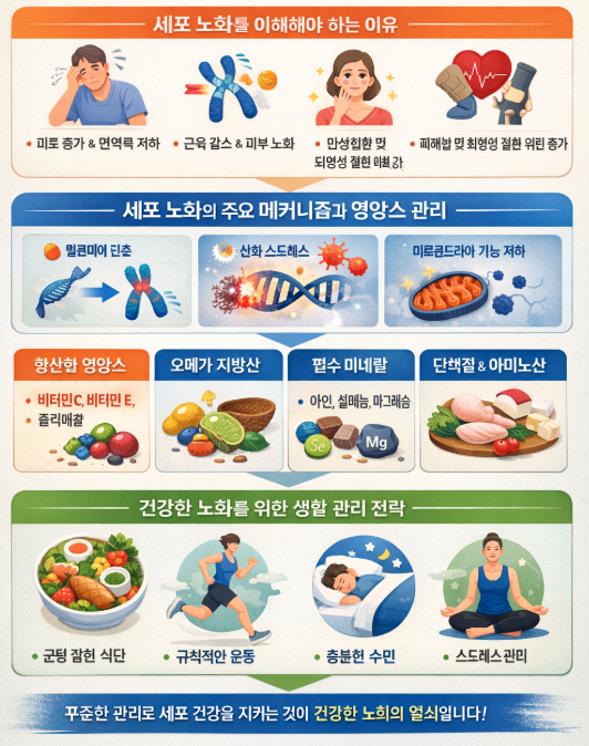 새포 노화의 이해 관련 사진