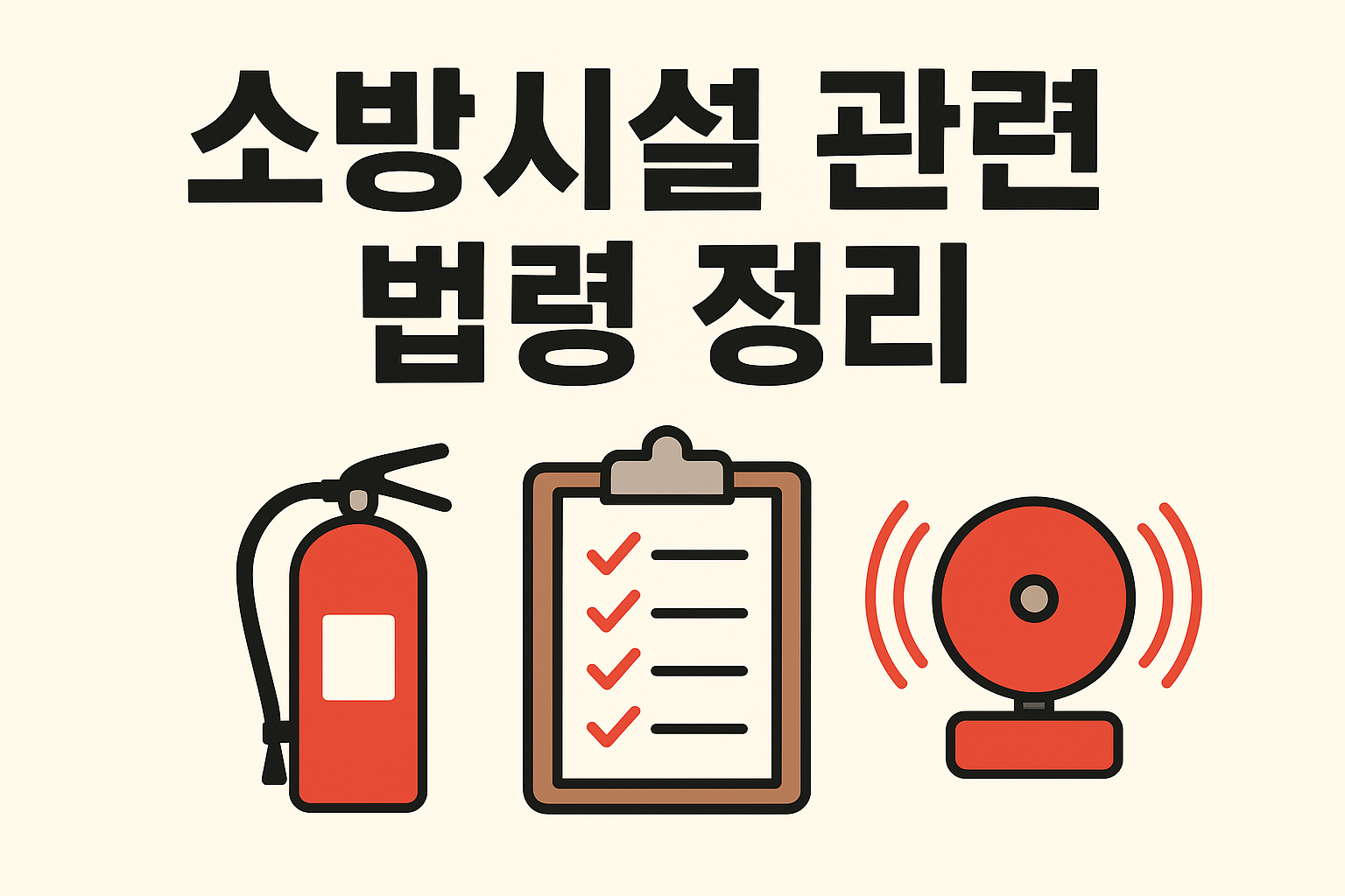 소방시설 관련 법령 정리