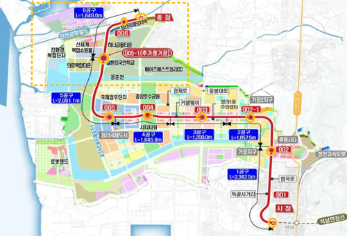 7호선 연장 추가노선도