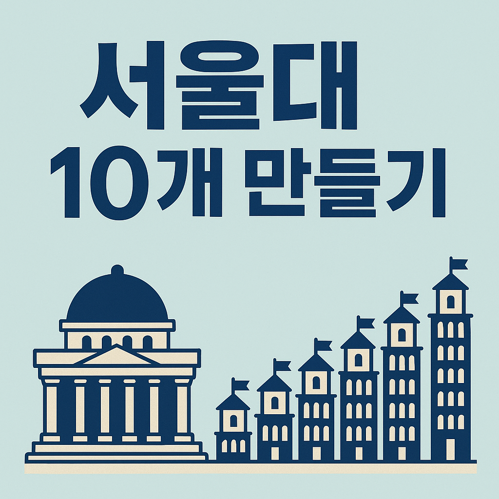 서울대 10개 만들기