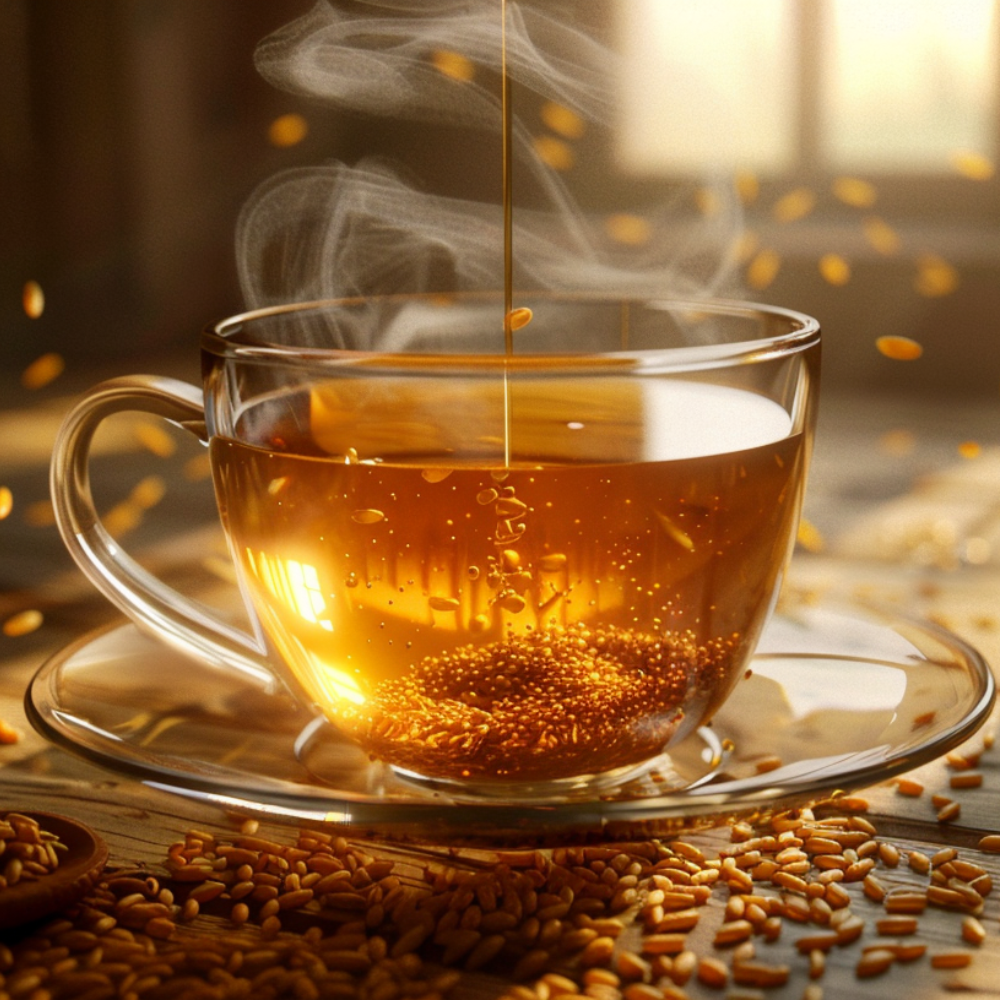 꿀이 들어간 현미차