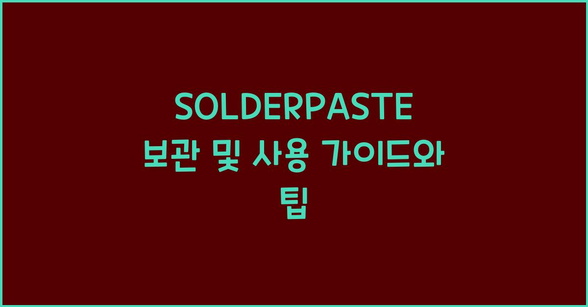 SOLDERPASTE