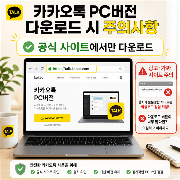카카오톡 pc버전 다운로드