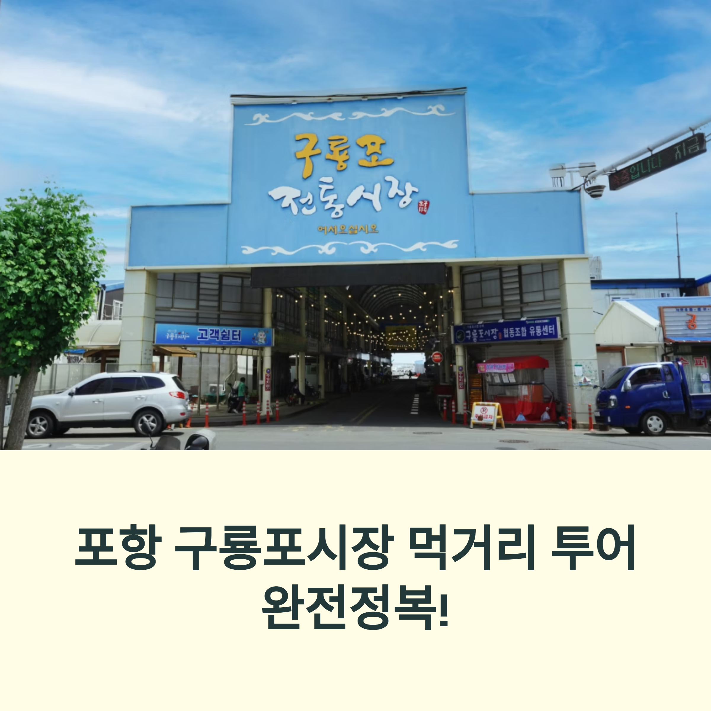 포항 구룡포시장 먹거리 투어, 완전정복