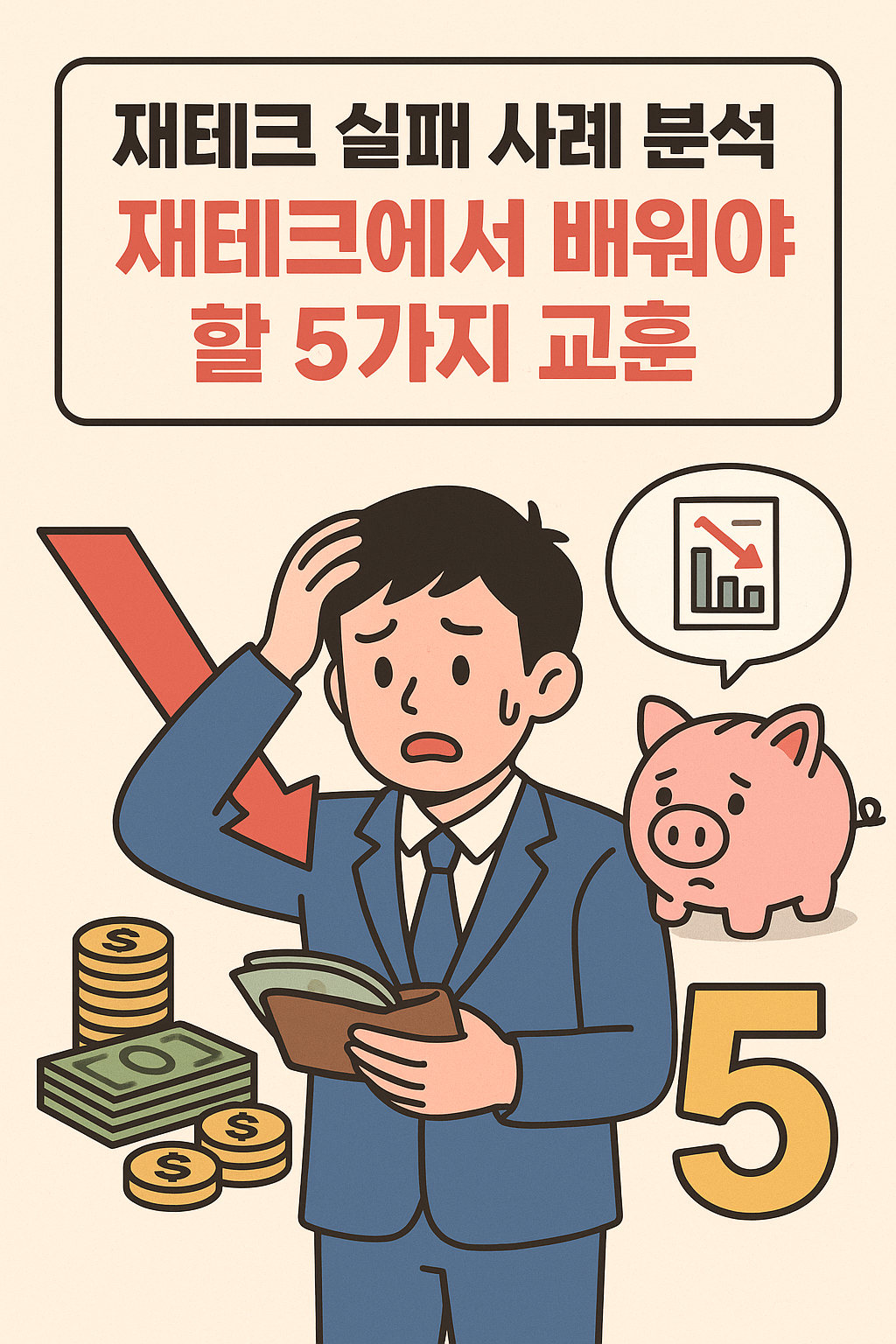 투자 실패 사례 분석 : 재테크에서 배워야 할 5가지 교훈