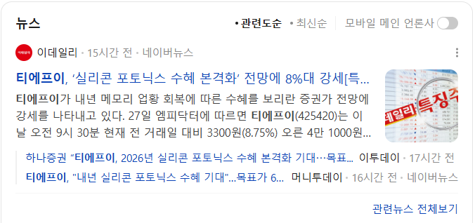 티에프이 실리콘 포토닉스