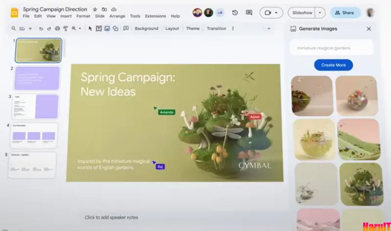 Google Workspace AI - Google Slides