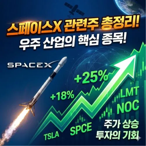 미국 스페이스x 관련주 ❘ 글로벌 우주 시장 독점 기업공개 일정과 투자 핵심 가이드 심층 분석