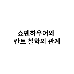 쇼펜하우어 철악