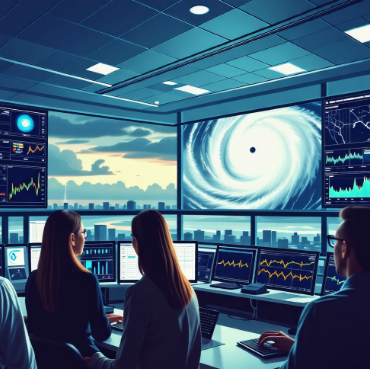 인공지능 AI로 지역별 자연재해 예측하는 이미지