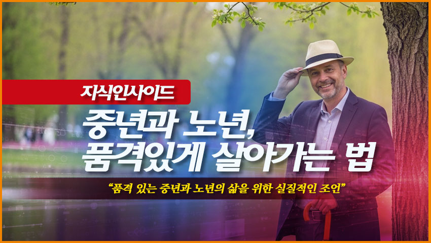 중년과 노년, 품격있게 살아가는 법