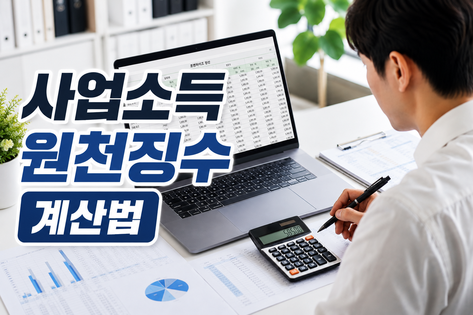 사업소득 원천징수 계산법