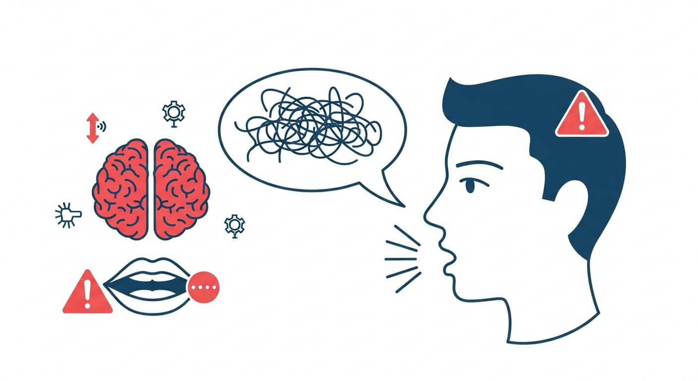 말이 어눌하거나 이해 못하는 언어장애