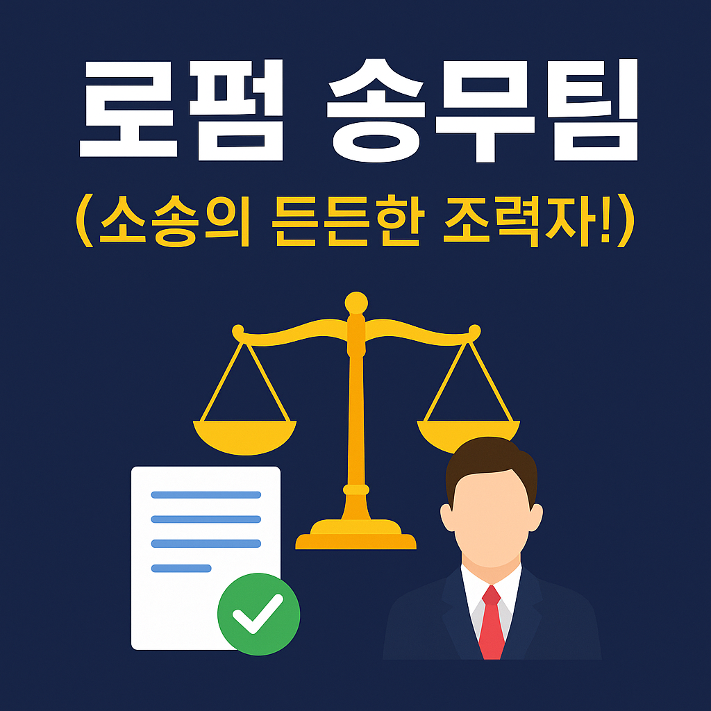로펌 송무팀