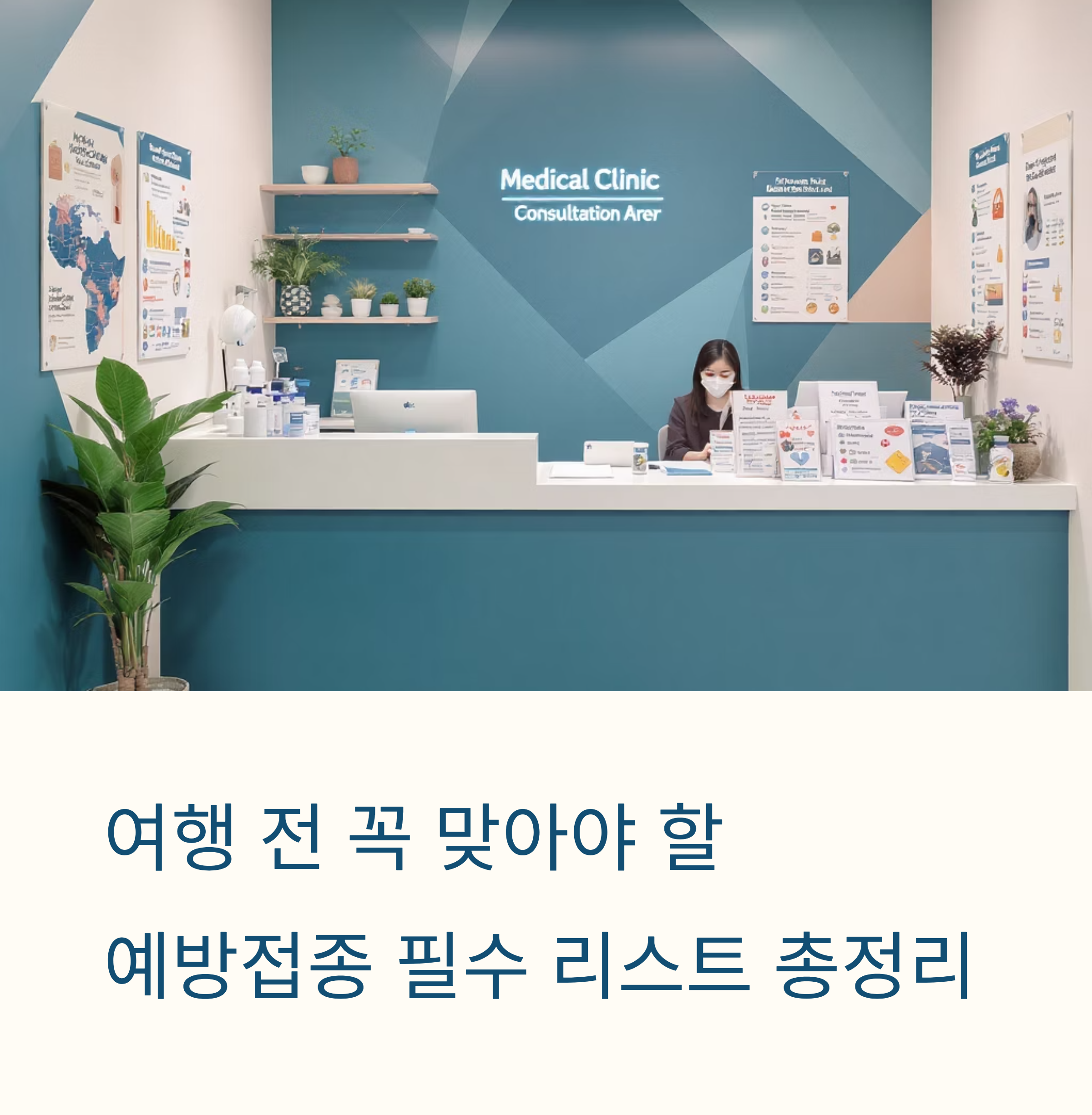 여행전 맞아야 할 예방접종 필수 리스트