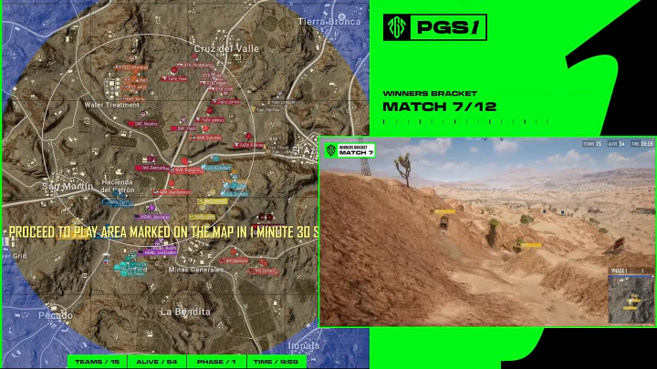 다나와는 능선지형에서 정보를 수집하며 기회를 노렸습니다.