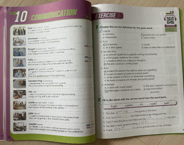 2000 Core English Words 2 Unit10 Exercise1 이미지